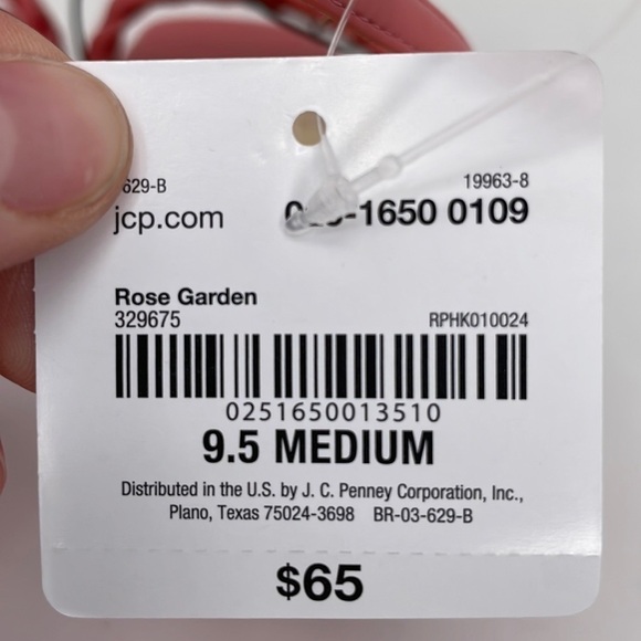 LIZ CLAIBORNE SANDALS NWT Pink Open Toes Strappy Braided 9.5 9 1/2 - Picture 12 of 12